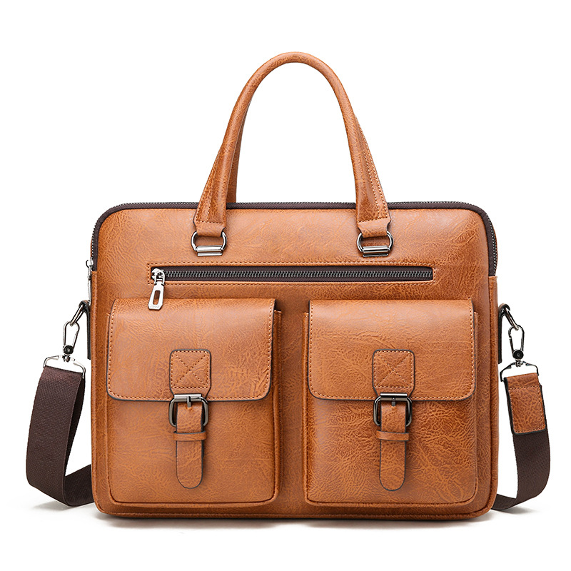 Luxury Zipper Bags - Luxury Brand Man Business Briefcase Bag