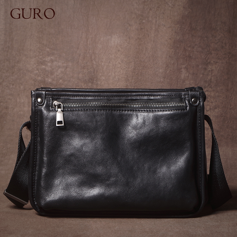Luxury Bags Sling - GURO High Quality Men's Genuine Leather