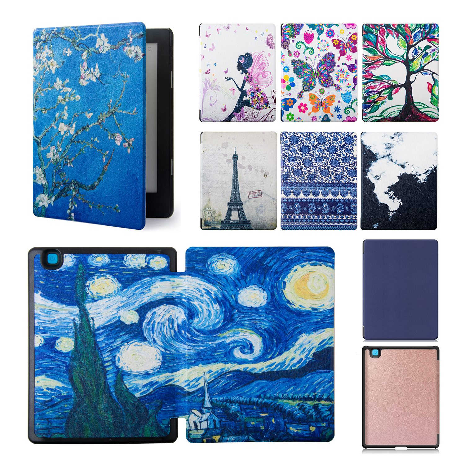 Briefcase Leather Slim - Leather Case for KOBO AURA H2O
