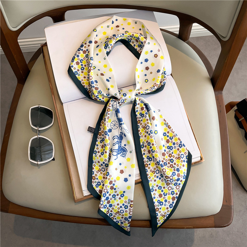 Luxury Bags Trending - Fashion Print Long Silk Scarf For
