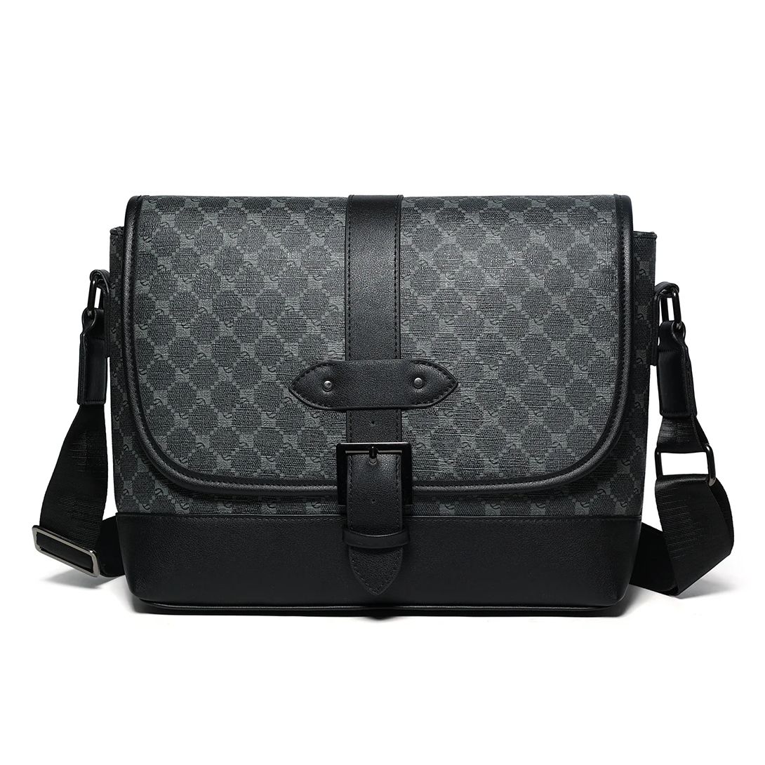 Luxury Bags Sling - Business Leather Large Crossbody Bag for