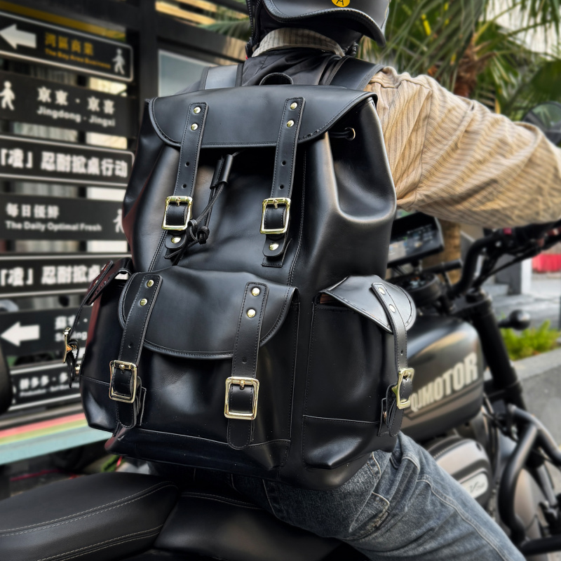 New Arrivals Leather Backpack  – Luxury Zipper Bags Bewertung und Preis