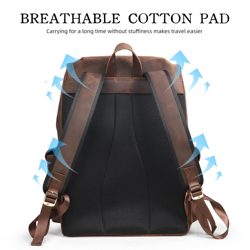New Arrivals Leather Backpack  – Luxury Zipper Bags Bewertung und Preis
