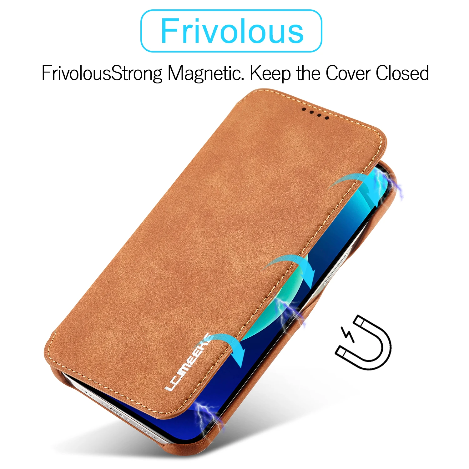 Leather Flip Wallet Magnetic C – Briefcase Leather Slim Bewertung und Preis