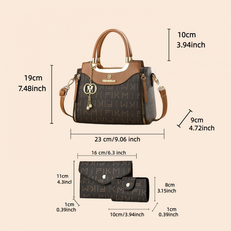 3-piece set of light luxury hi – Luxury Zipper Bags Bewertung und Preis