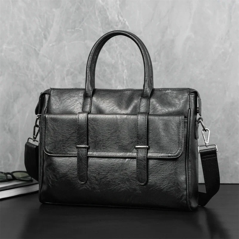 Fashion Business Hand Bag Men  – Luxury Zipper Bags Bewertung und Preis