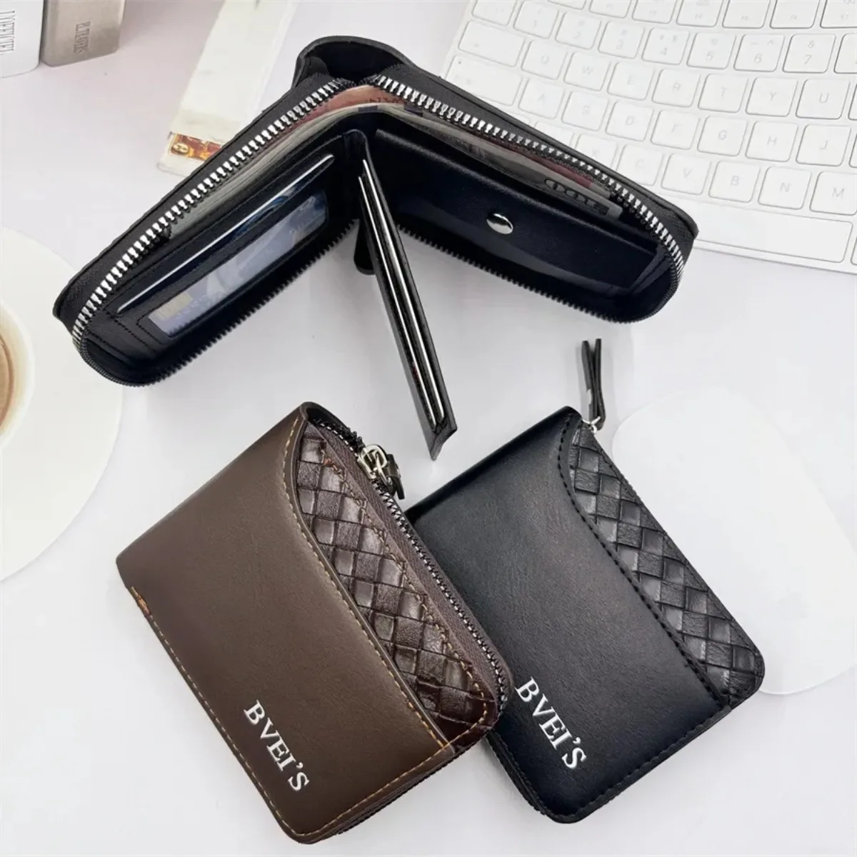1pc Leather Men Wallet Luxury  – Luxury Bags Photos Bewertung und Preis