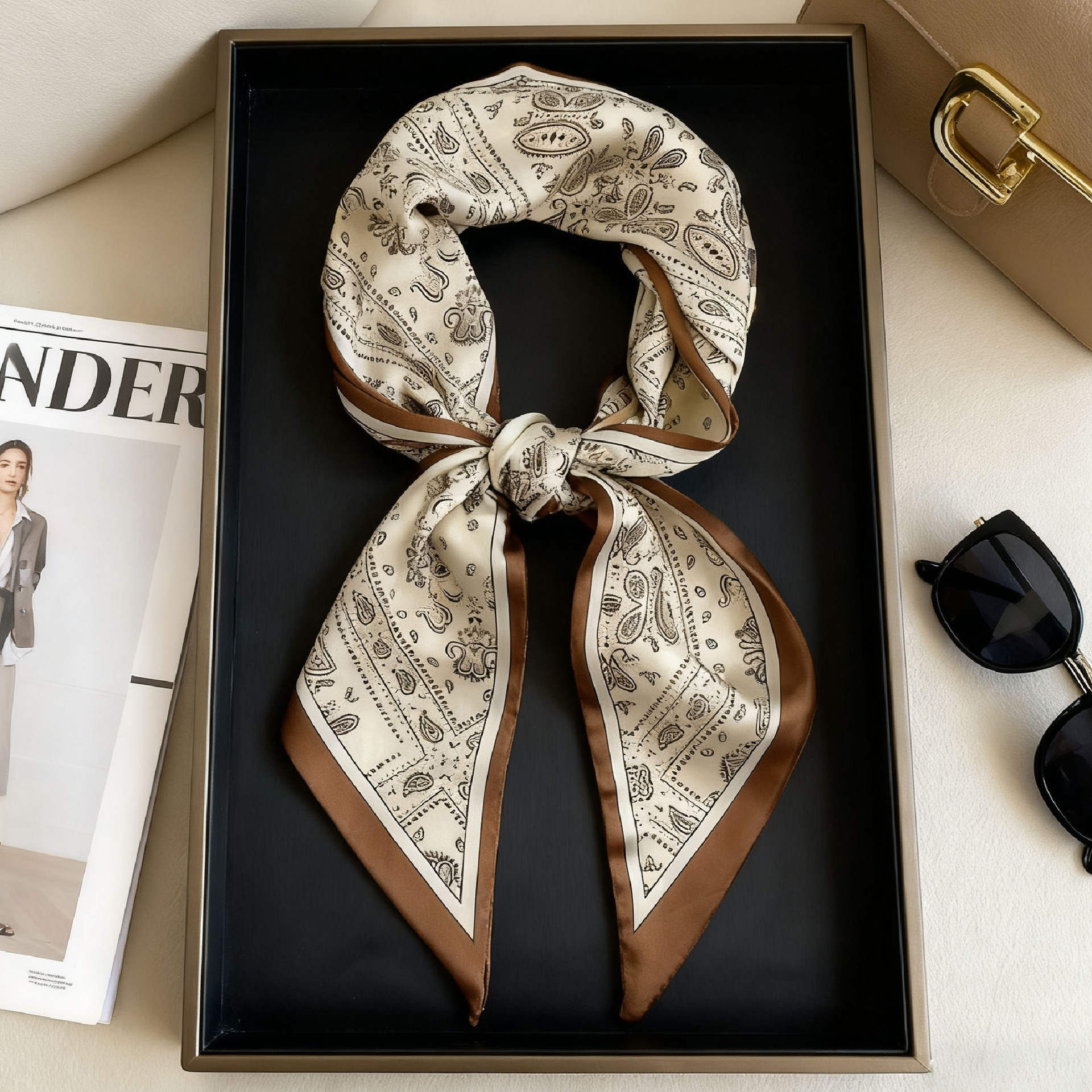 Luxury Long Neckerchief Skinny – Luxury Bags Trending Bewertung und Preis