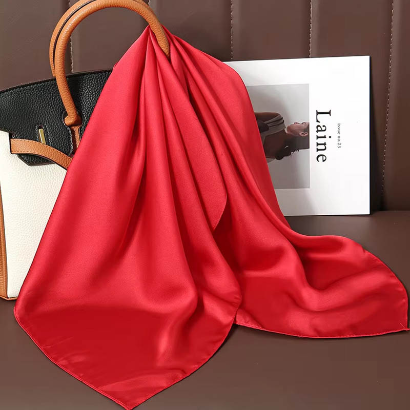 Luxury Solid Color Silk Square – Luxury Bags Trending Bewertung und Preis