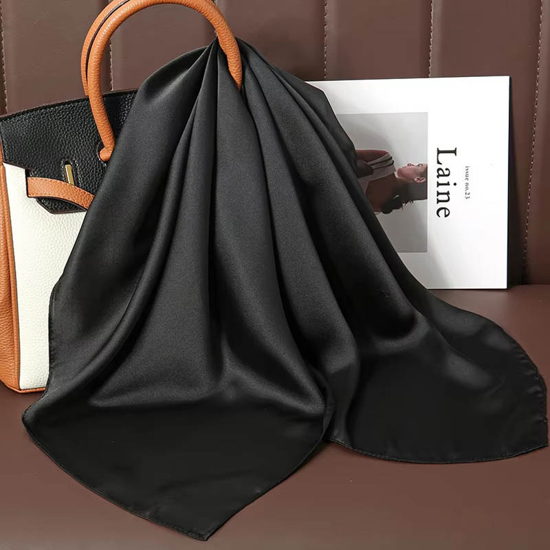 Luxury Solid Color Silk Square – Luxury Bags Trending Bewertung und Preis