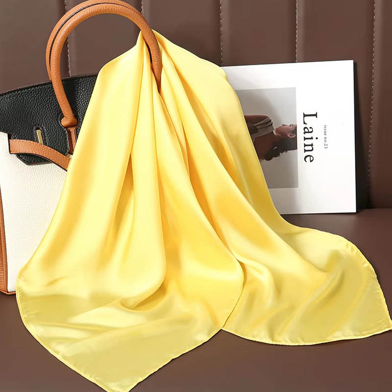 Luxury Solid Color Silk Square – Luxury Bags Trending Bewertung und Preis