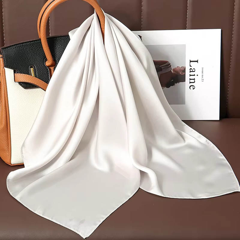 Luxury Solid Color Silk Square – Luxury Bags Trending Bewertung und Preis