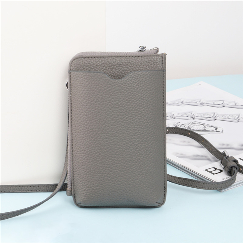 Fashion Genuine Leather Phone  – Luxury Zipper Bags Bewertung und Preis