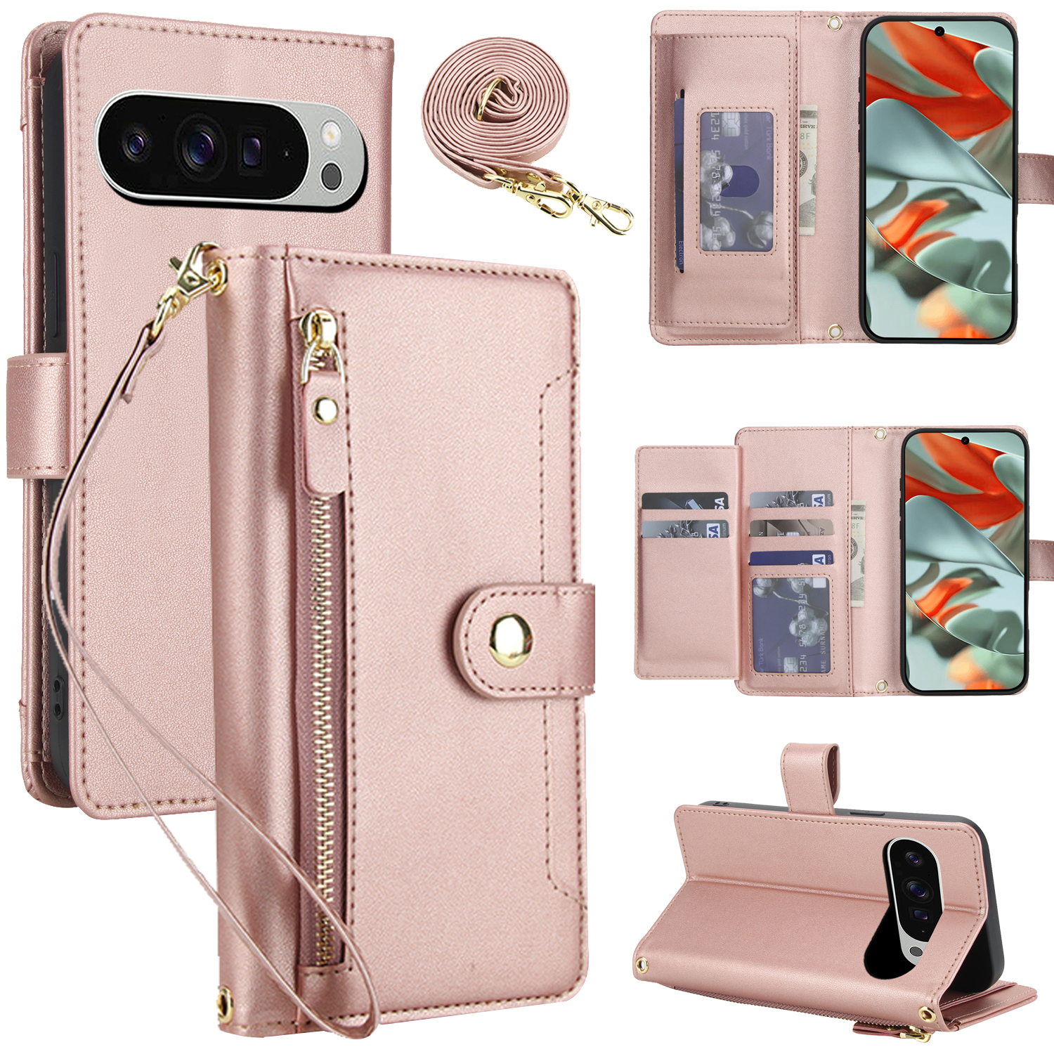 Crossbody Zipper Leather Walle – Luxury Zipper Bags Bewertung und Preis