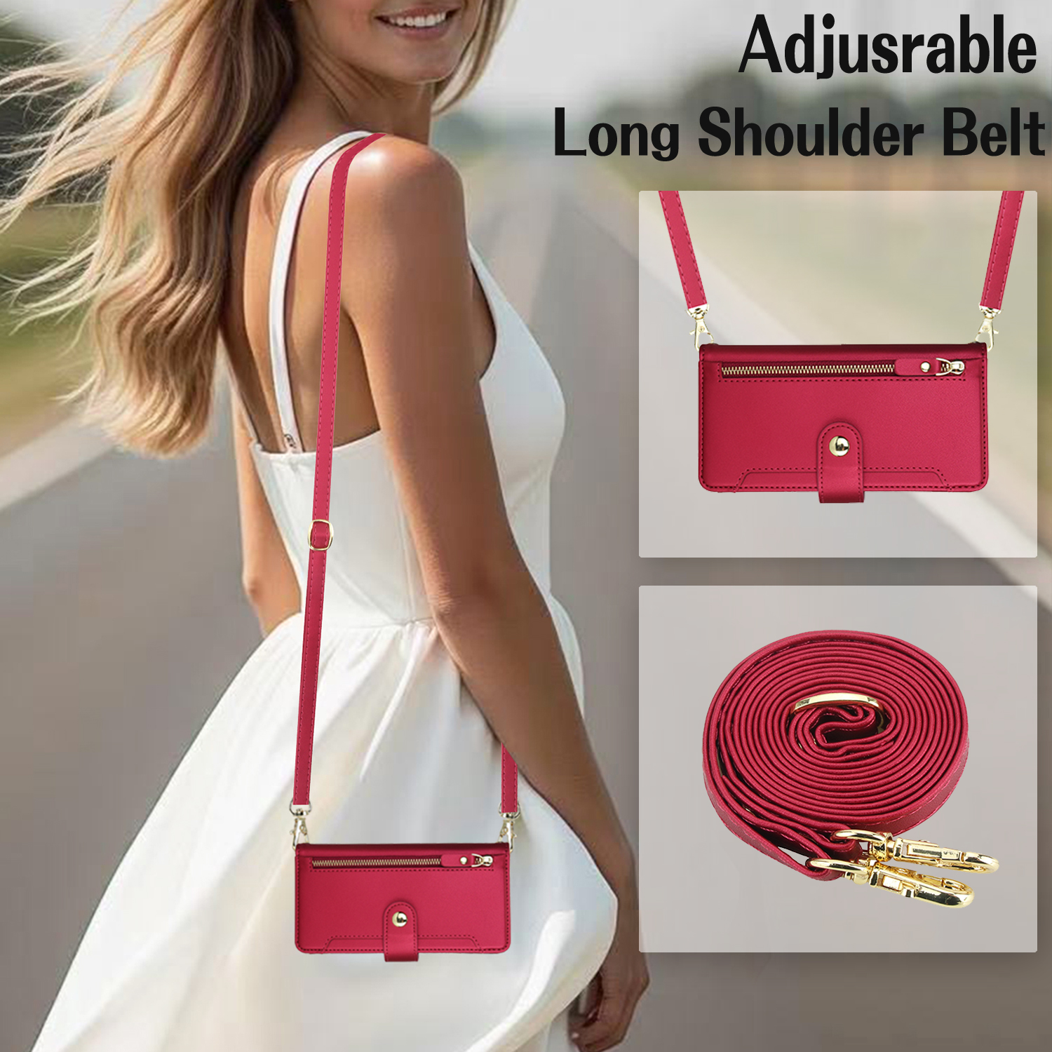 Crossbody Zipper Leather Walle – Luxury Zipper Bags Bewertung und Preis