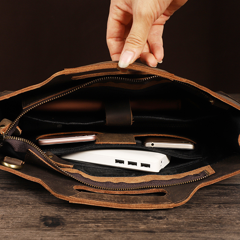 Newsbirds Thick Leather Black  – Briefcase Leather Slim Bewertung und Preis