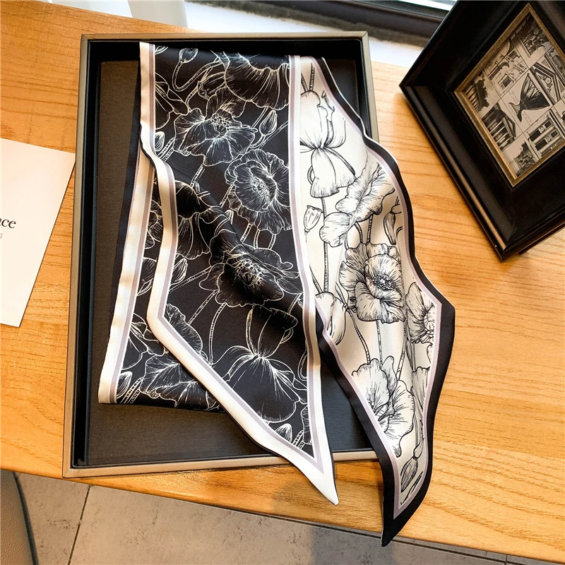 Luxury Long Silk Scarf Female  – Luxury Bags Trending Bewertung und Preis