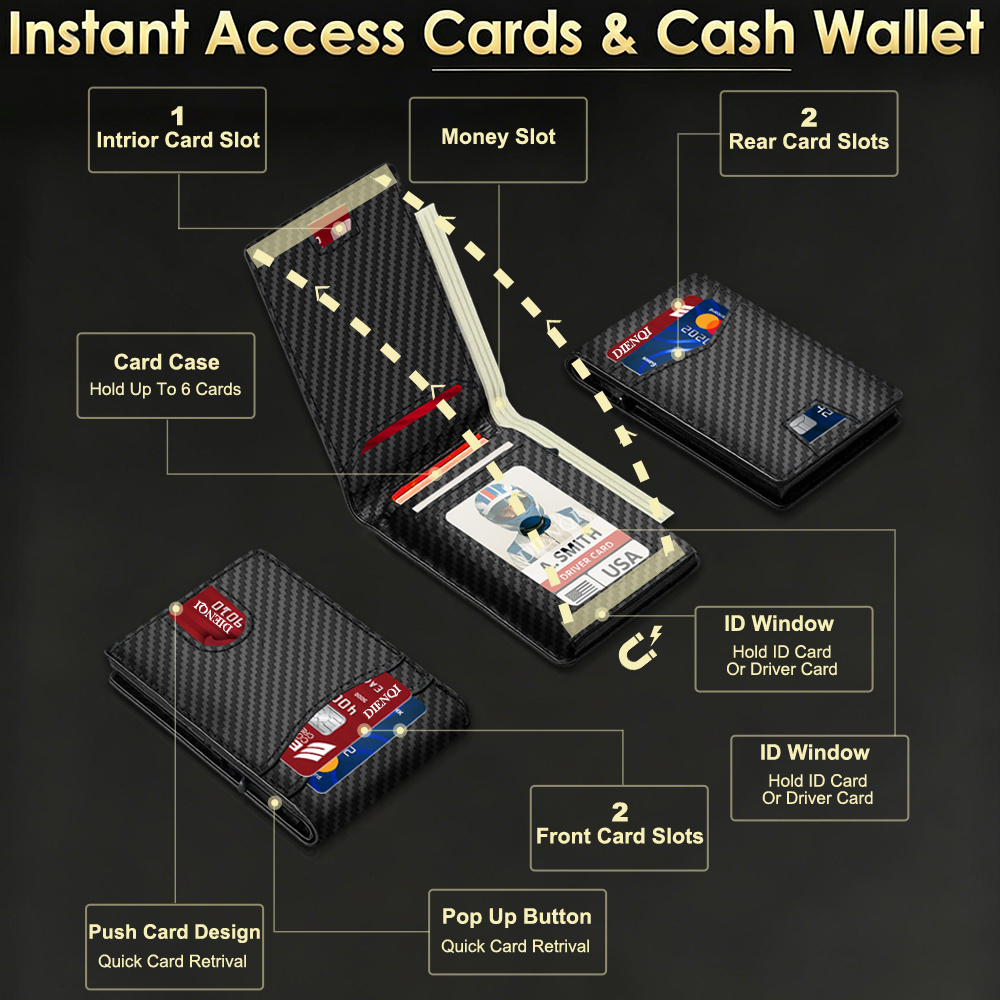 RFID Luxury Brand Men Wallet C – Luxury Bags Photos Bewertung und Preis