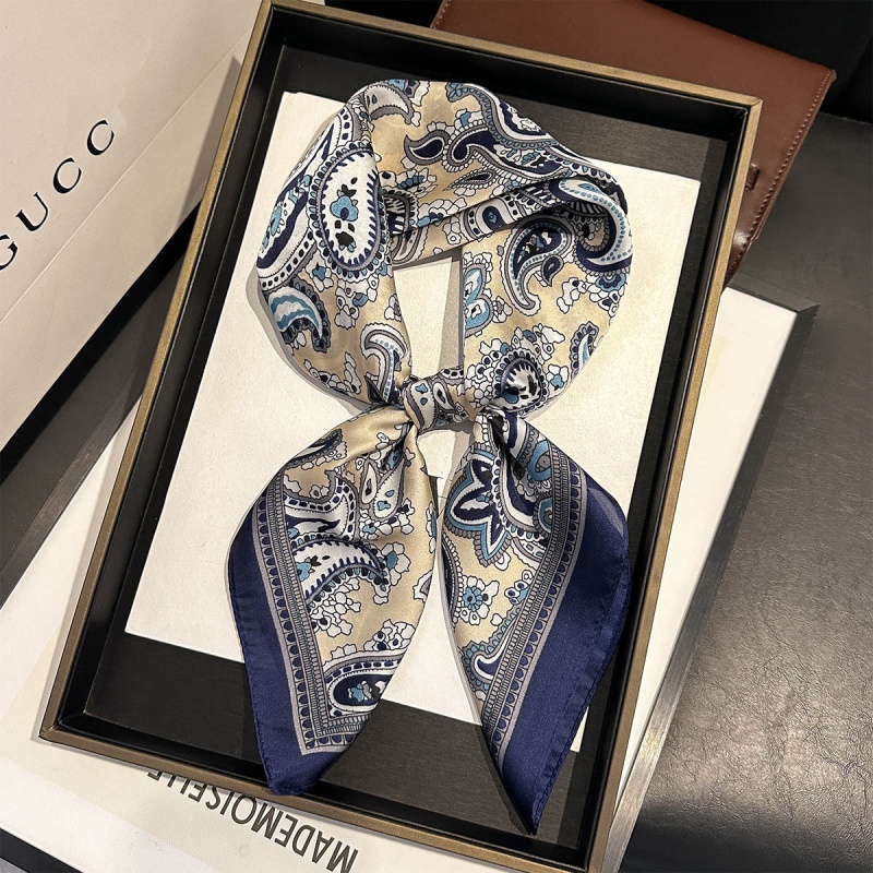 Luxury Satin Square Scarf Pais – Luxury Bags Trending Bewertung und Preis