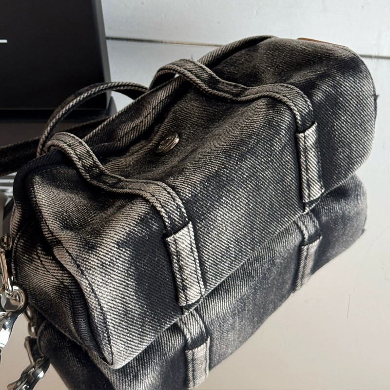 Korean Casual Mini Denim Box B – Luxury Zipper Bags Bewertung und Preis