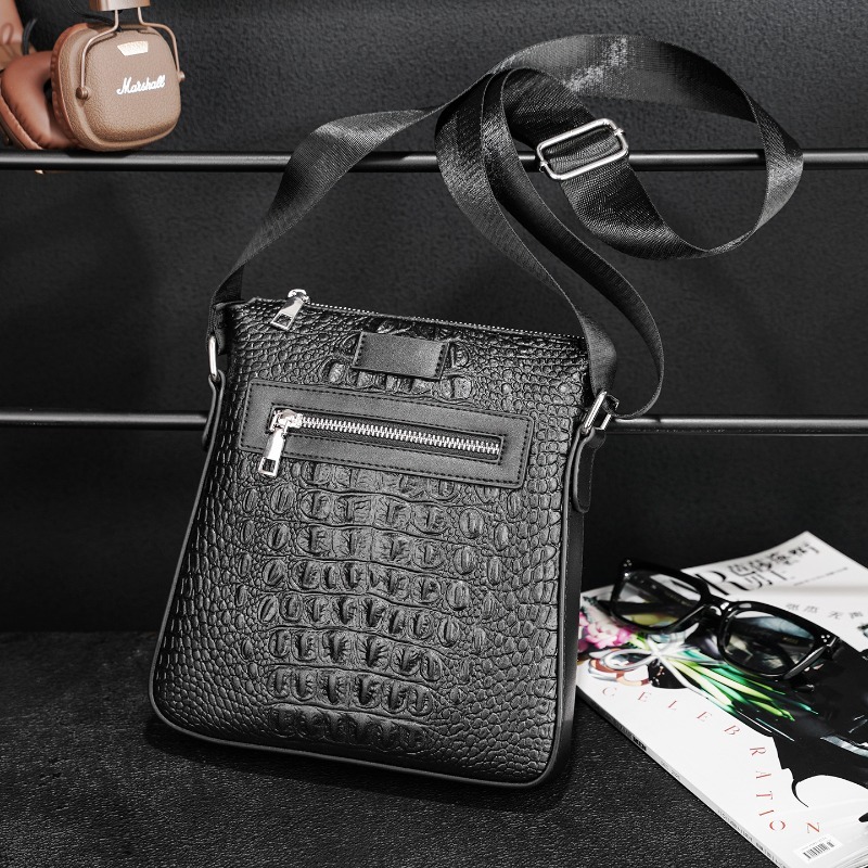 Alligator Leather Men's Crossb – Luxury Bags Sling Bewertung und Preis
