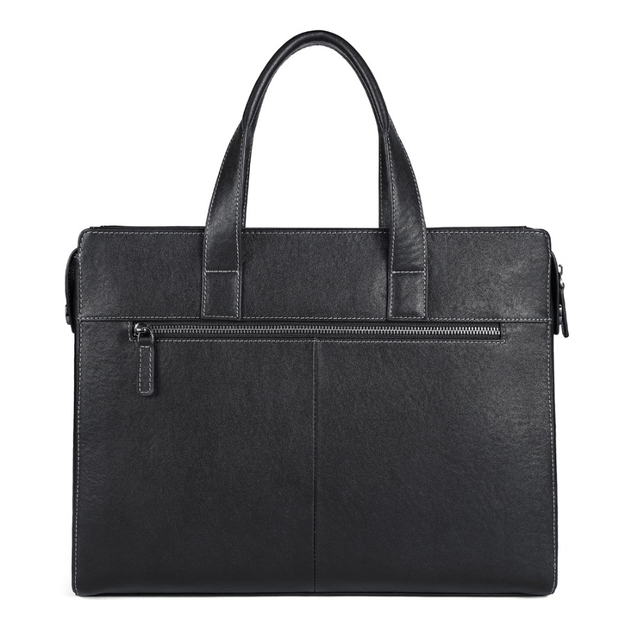 【New Arrival】Slim Black Leathe – Briefcase Leather Slim Bewertung und Preis