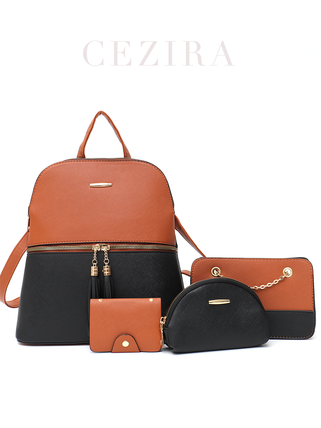 4 PCS Bags Set Women's Fashion – Luxury Zipper Bags Bewertung und Preis