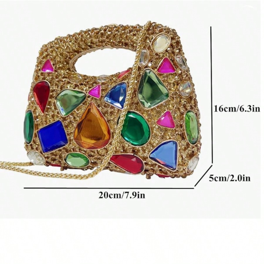 Women Luxury Diamond Rhineston – Luxury Zipper Bags Bewertung und Preis