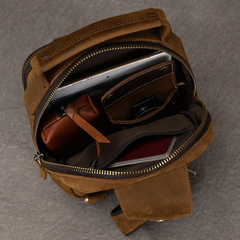 Luxury Male Chest Bags Genuine – Luxury Bags Sling Bewertung und Preis