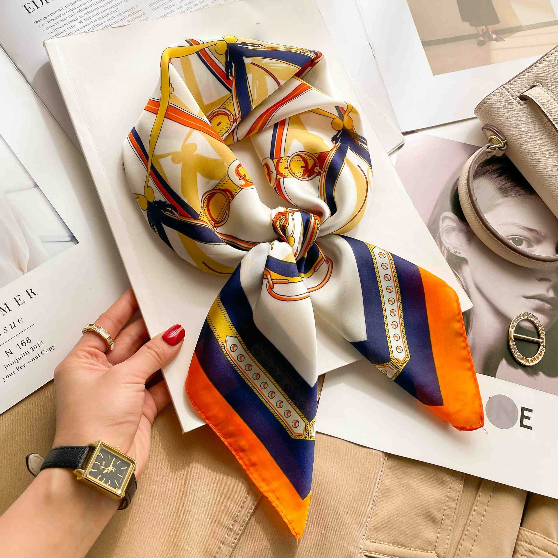 70cm Luxury Belt Print Silk Sq – Luxury Bags Trending Bewertung und Preis