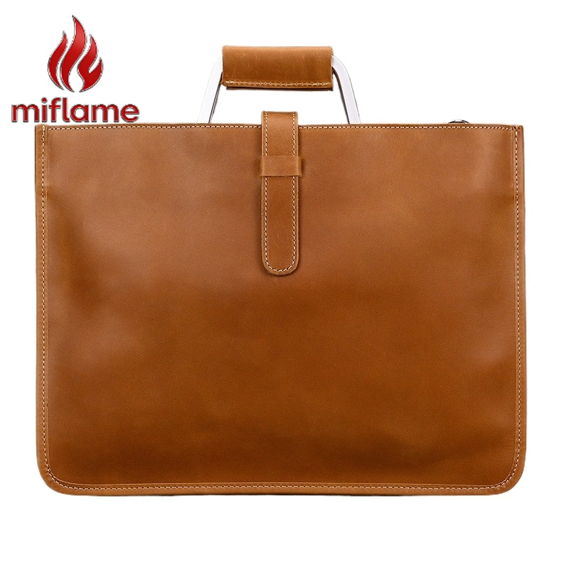 Men's Vintage Crazy Horse Leat – Briefcase Leather Slim Bewertung und Preis